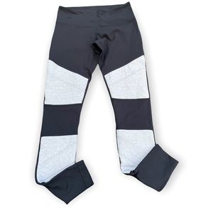 Lululemon Rocket Tight - Black/Heathers Medium Grey (6)